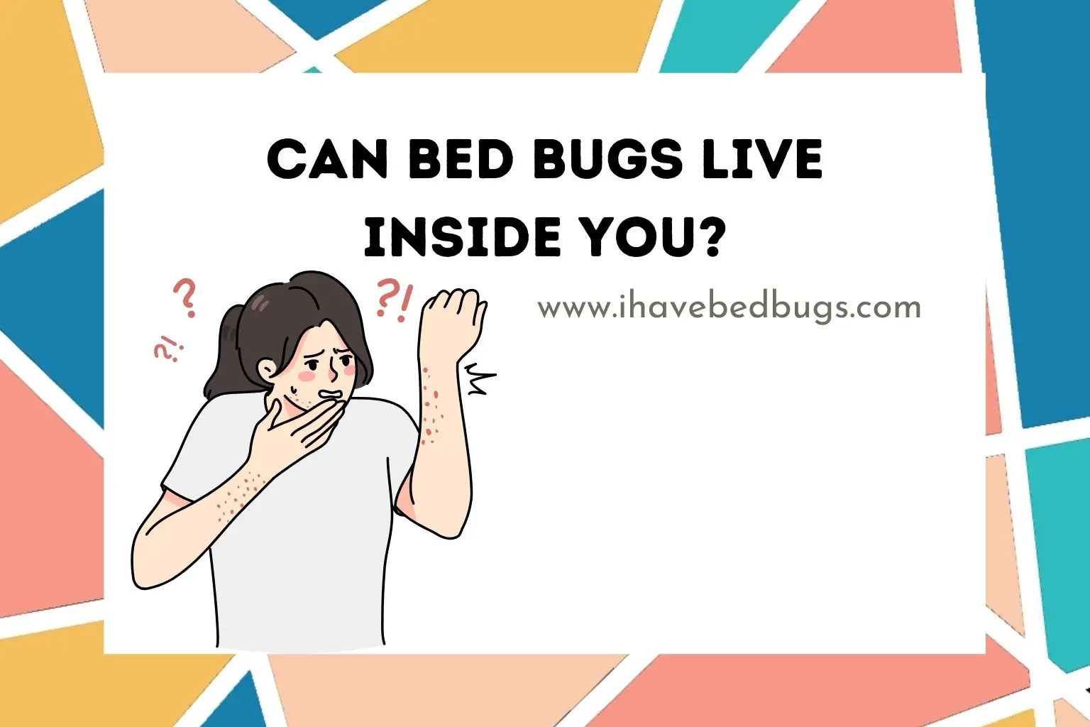 Can bed bugs live inside you