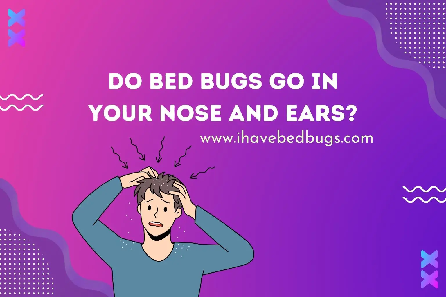Do bed bugs go in your nose and ears