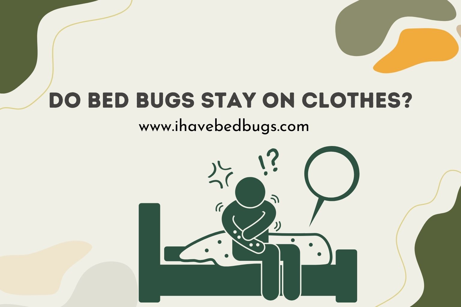 Do bed bugs stay on clothes