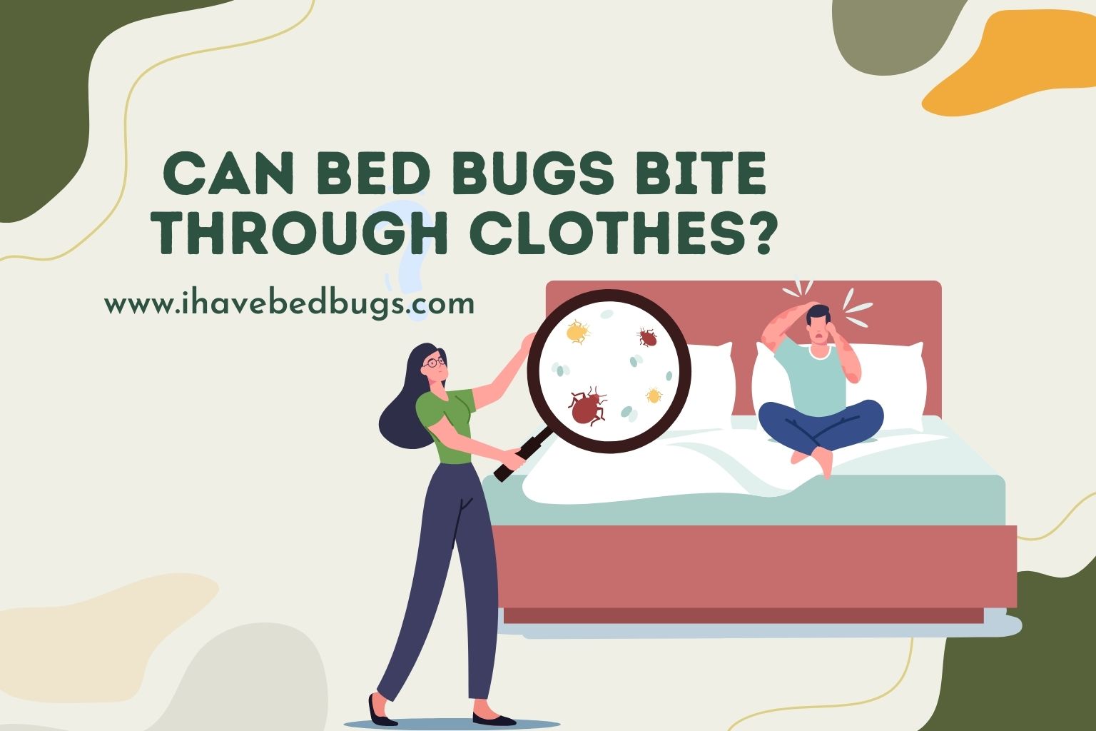 can bed bugs bite through clothes